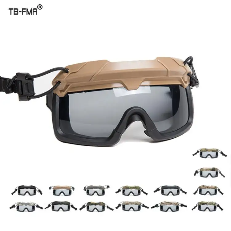 Detalle de lentes y protección ocular