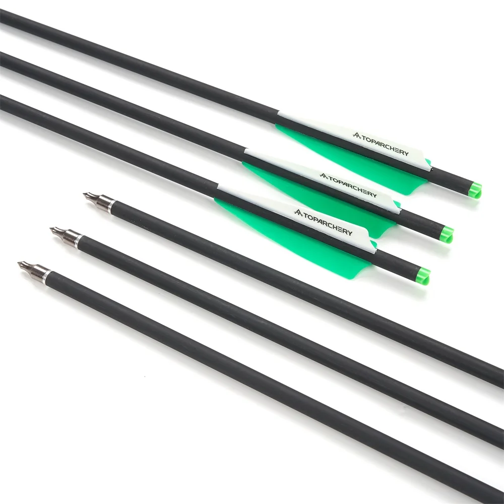 Toparchery flechas de carbono mixto para ballesta de caza y blanco - imagen 2