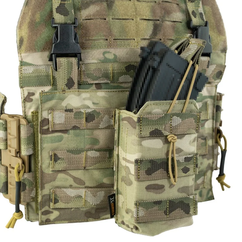 Bolsa de transporte MOLLE doble capa para cargadores aire libre - imagen 5