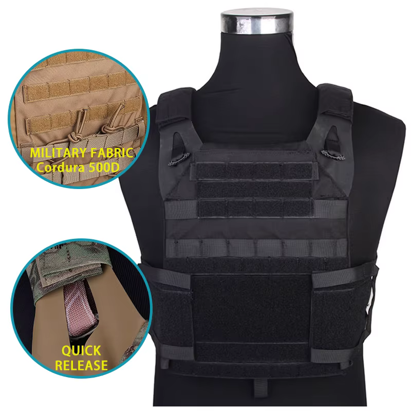 Sistema MOLLE en el panel posterior