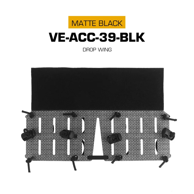 Panel extensión vertical MOLLE Drop Expander Wing portaplacas táctico