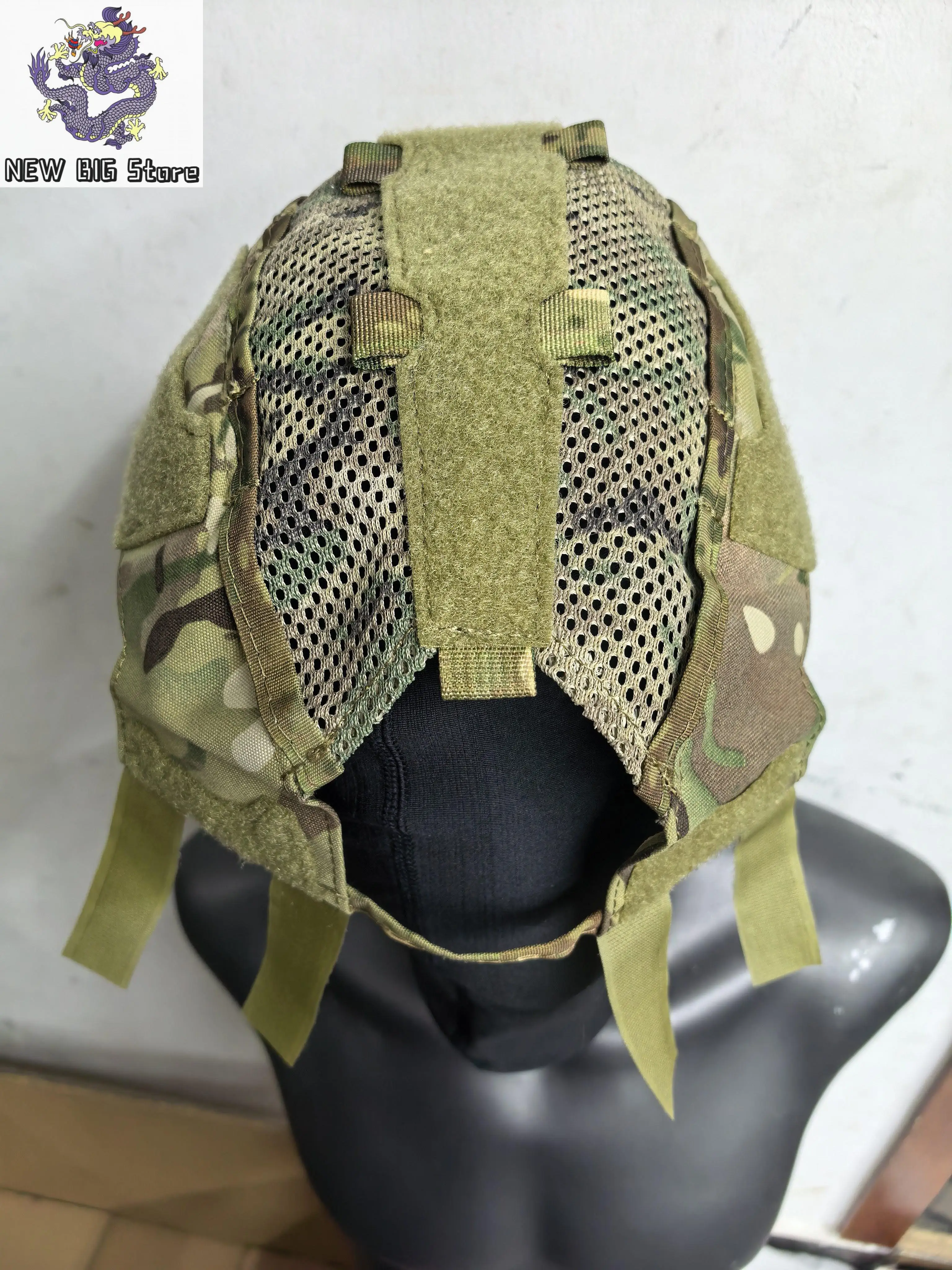 FMA funda táctica casco Caiman high cut bump cubierta tela para caza - imagen 5