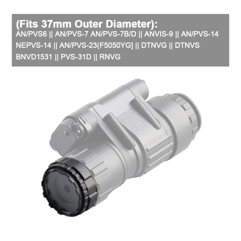 Adaptador NVG de aluminio con cubierta protectora de lente - imagen 5