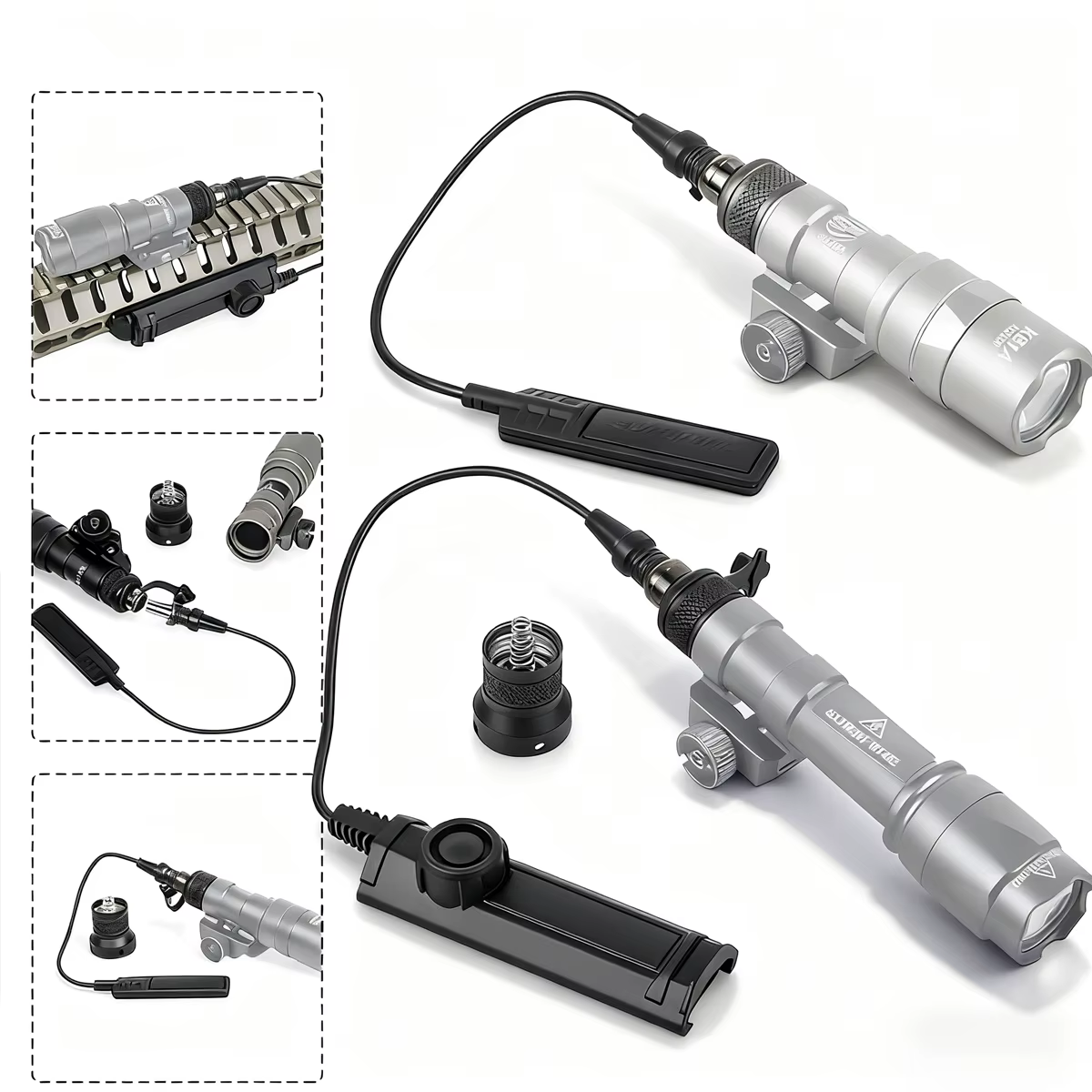 Surefire M300 M600 linterna táctica interruptor de presión remota - imagen 4