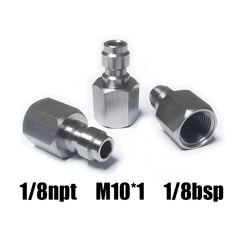 Adaptador desconexión rápida HPA macho hembra boquilla relleno presión - imagen 2