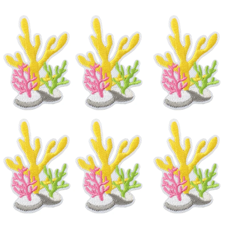 Parche termoadhesivo bordado animales marinos – DIY ropa - imagen 3