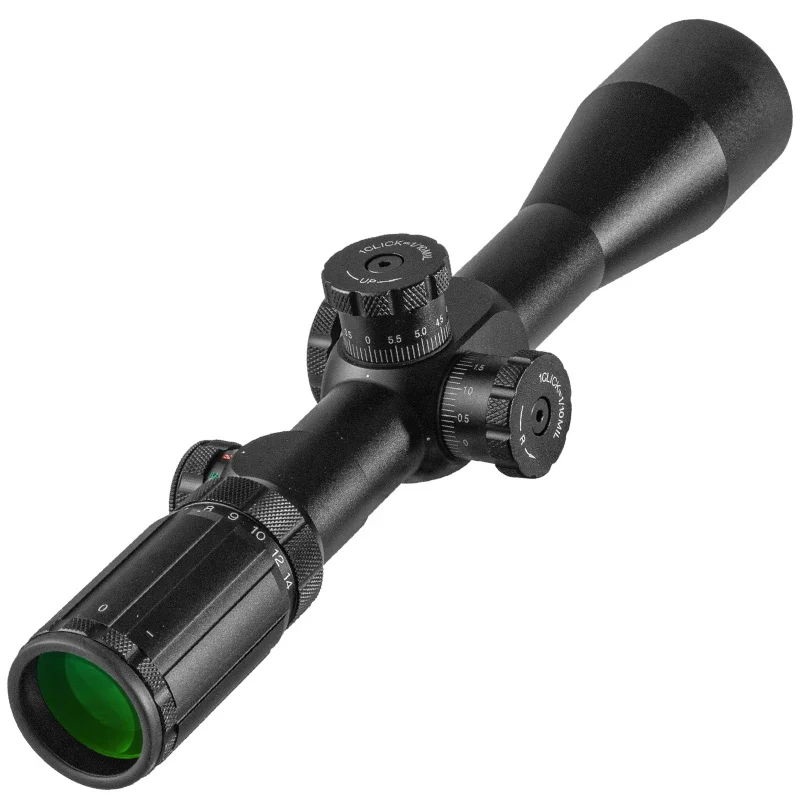 Mira FIRE WOLF 4-14x44 IR con retícula rojo verde para rifle - imagen 2