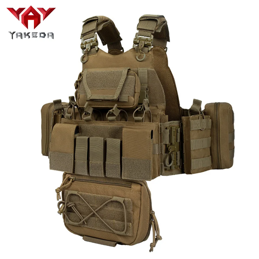 YAKEDA Chaleco táctico multifuncional para entrenamiento exterior - imagen 4