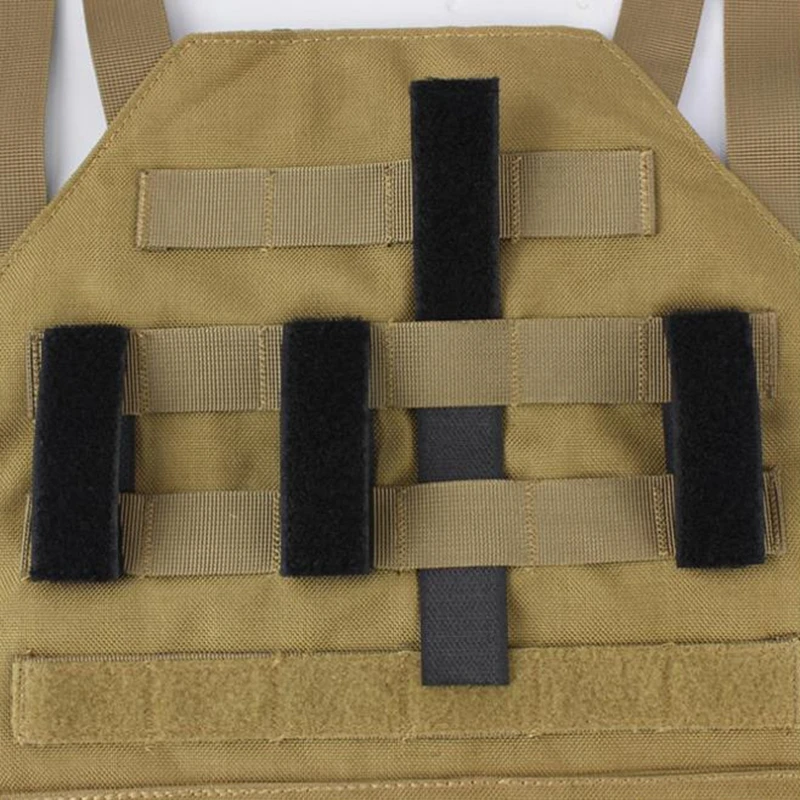 Tira identificativa MOLLE con velcro – Táctica para chaleco y mochila