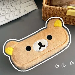 Estuche de lápices oso de dibujos animados, organizador escolar