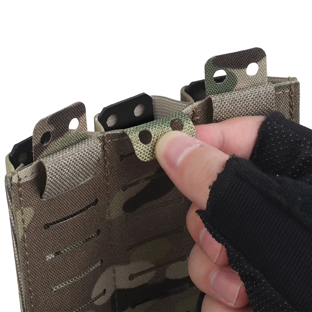 Bolsa MOLLE táctica para cargadores de pistola y linterna - imagen 5