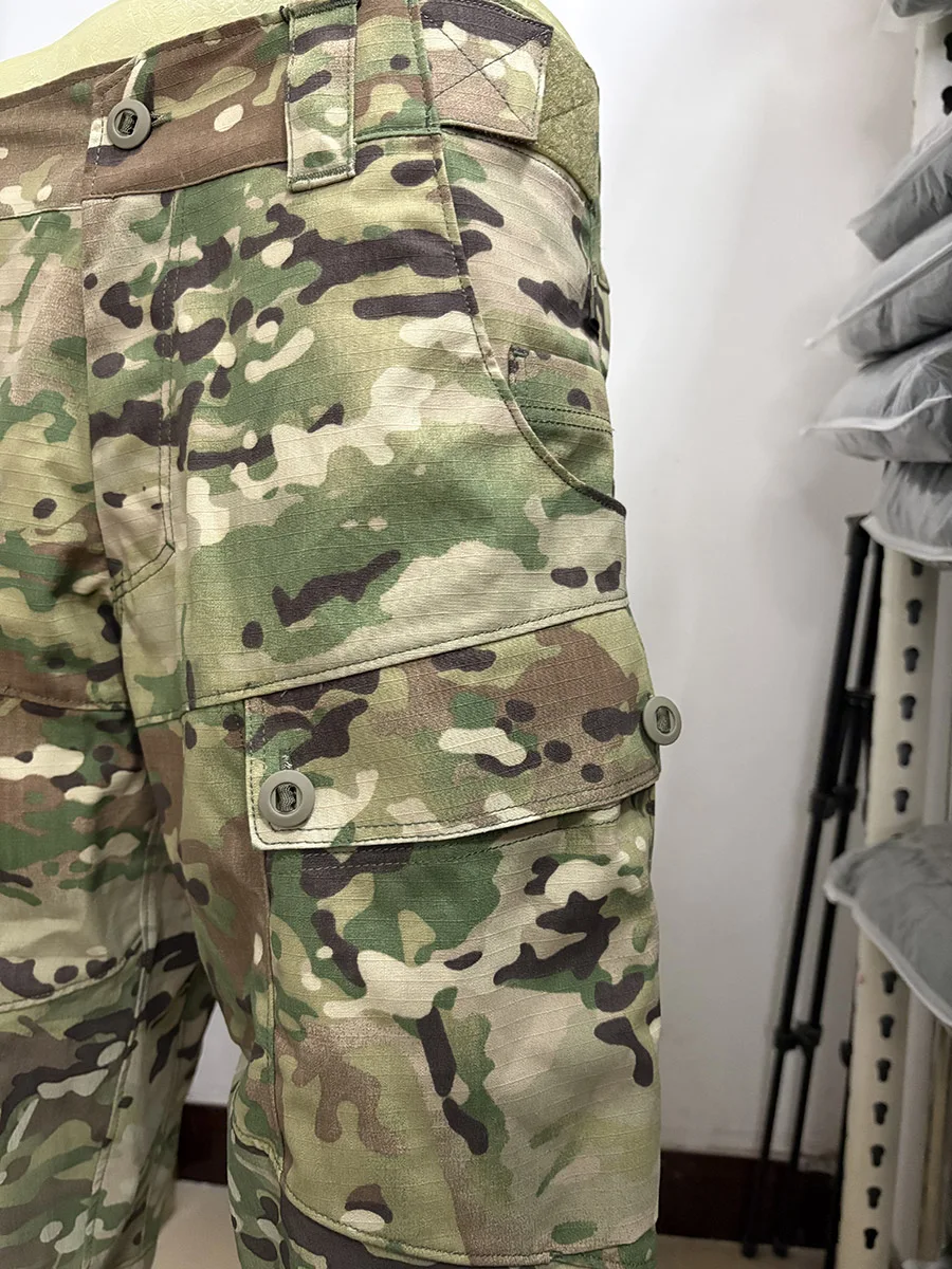 Pantalón táctico Multicam verde elástico y transpirable verano - imagen 5