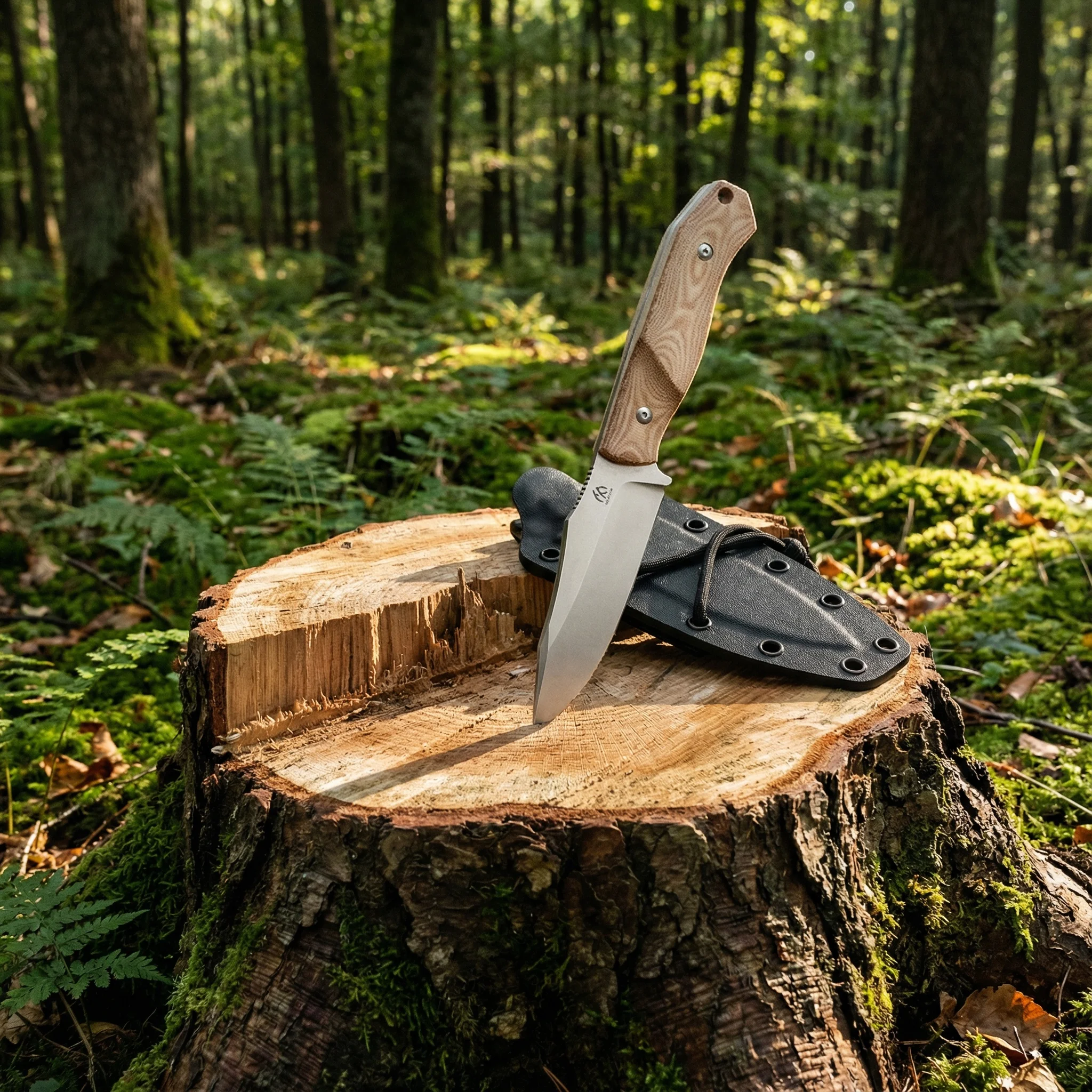 Cuchillo táctico de hoja fija con mango G10 y funda - imagen 5