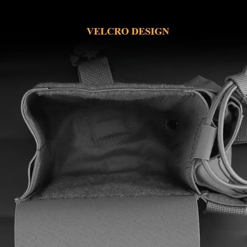 Bolsa táctica MOLLE multiusos grande para radio y herramientas - imagen 2