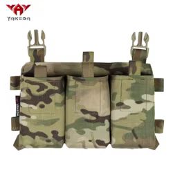 Panel frontal triple MOLLE porta cargadores tracción rápida – YAKEDA