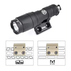 WADSN Linterna táctica para AR15 M300/M600 con montaje lateral M-LOK