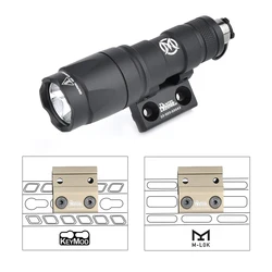 WADSN Linterna táctica para AR15 M300/M600 con montaje lateral M-LOK