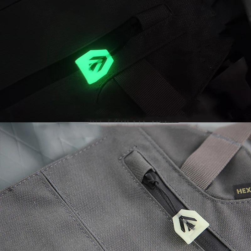 Cremallera táctica luminosa con tirador de cuerda y funda TPU - imagen 4
