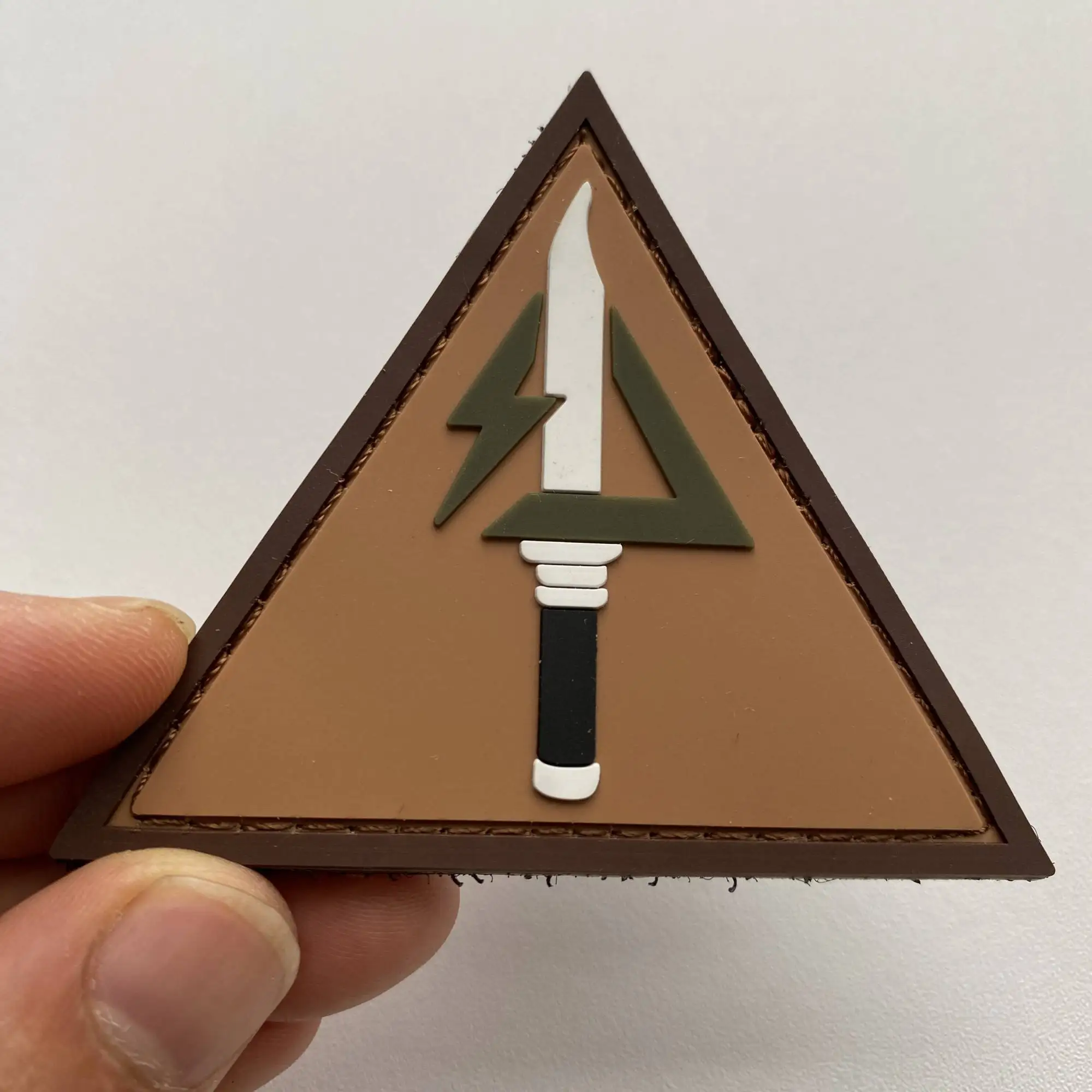 Parche táctico 3D PVC gancho y bucle velcro, personalizable - imagen 4