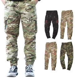 Emersongear Pantalones Tácticos MOLLE Negro Camuflaje para Hombre