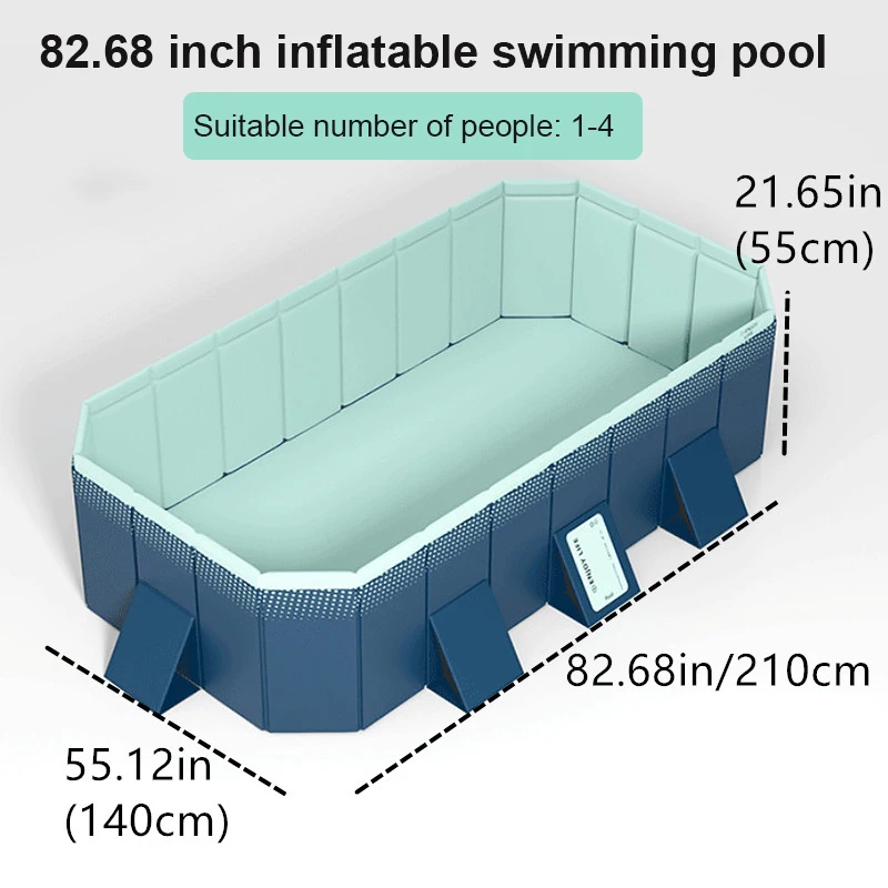 Piscina portátil de marco plegable para jardín, sin inflable - imagen 3