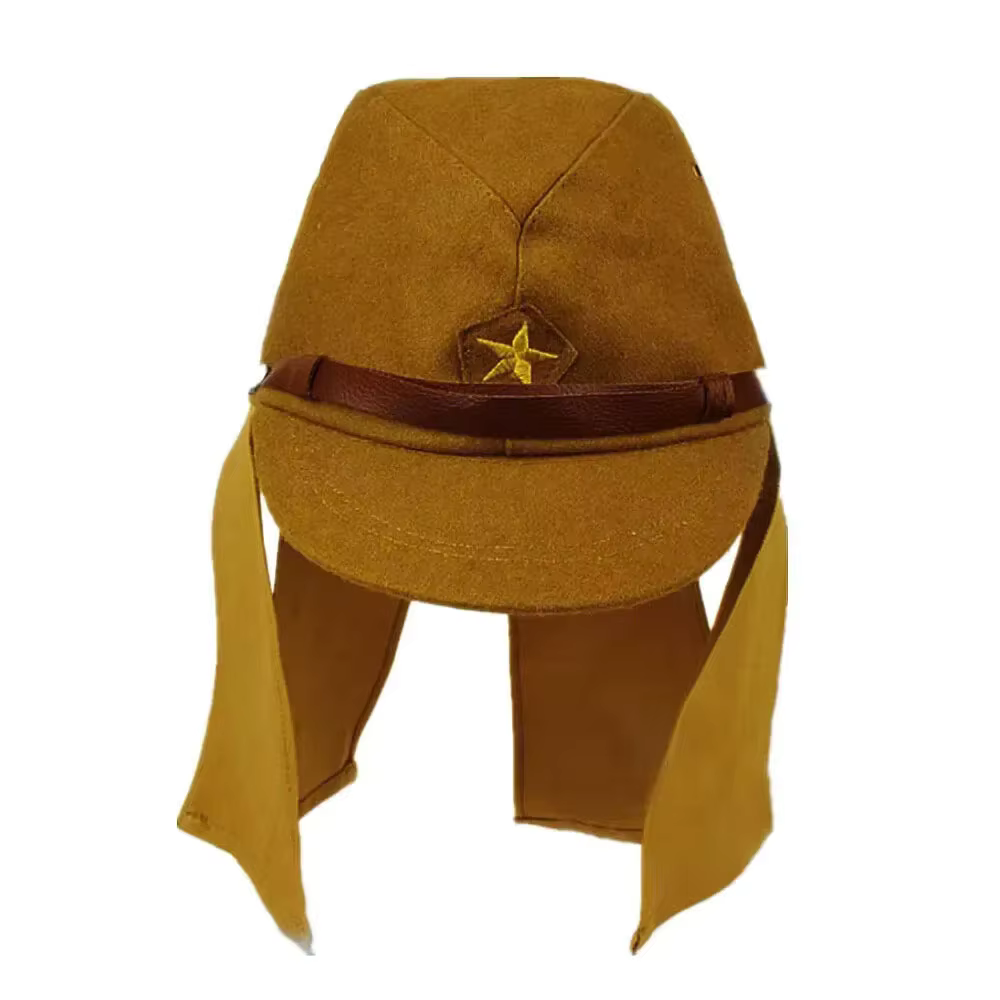 Gorro de lana vintage de soldado japonés WWII