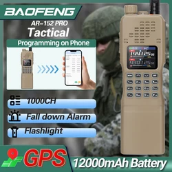 BAOFENG AR-152 Pro walkie radioaficionado GPS Bluetooth VHF/UHF