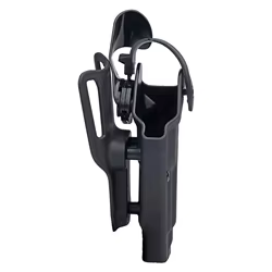 Holster táctico de cintura para pistola airsoft M9 92 A1 de cuero negro