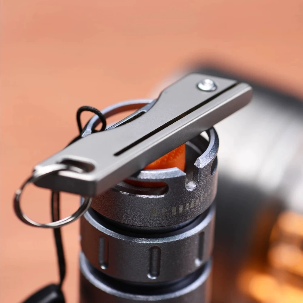 TC4 Navaja EDC plegable de titanio