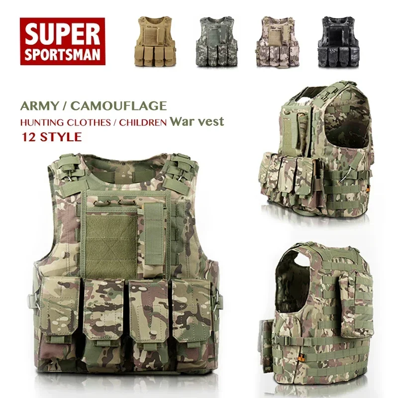Chaleco táctico infantil camuflaje para airsoft y caza - imagen 4