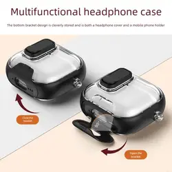 Estuche auriculares con apertura superior automática y cierre magnético