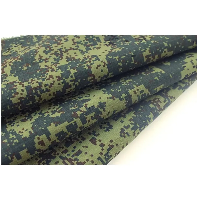 Tela camuflaje EMR Digital verde FLORA ruso para confección