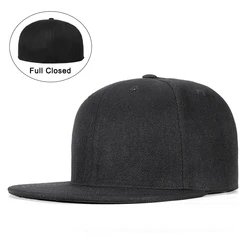Gorra de béisbol visera plana cierre trasero ajustable verano