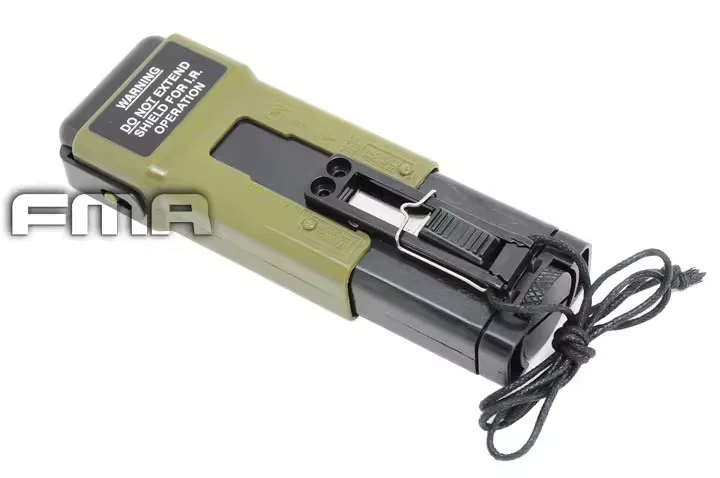 Detalle de la carcasa y controles de la lámpara de supervivencia MS2000 Tb707