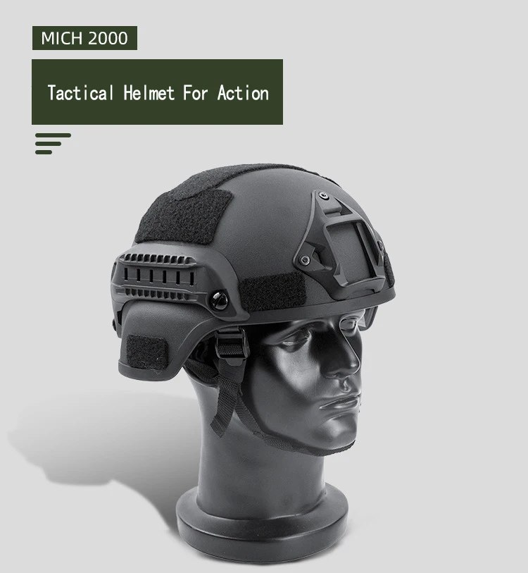 Casco frontal en negro