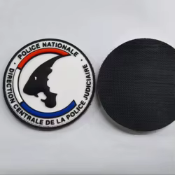 Etiquetas PVC transparentes personalizadas para equipamiento táctico