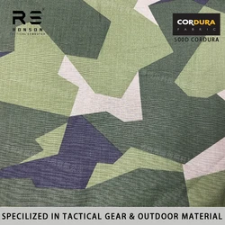 Tela táctica ripstop camuflaje sueco NYCO nailon-algodón