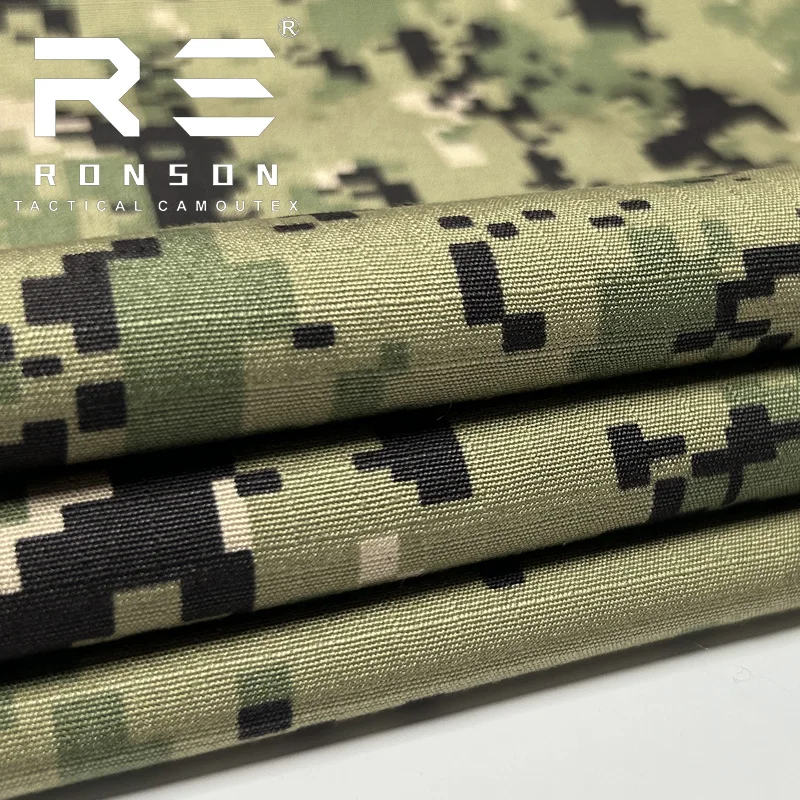 Tela ripstop camuflaje AOR nailon y algodón para uniforme táctico - imagen 2