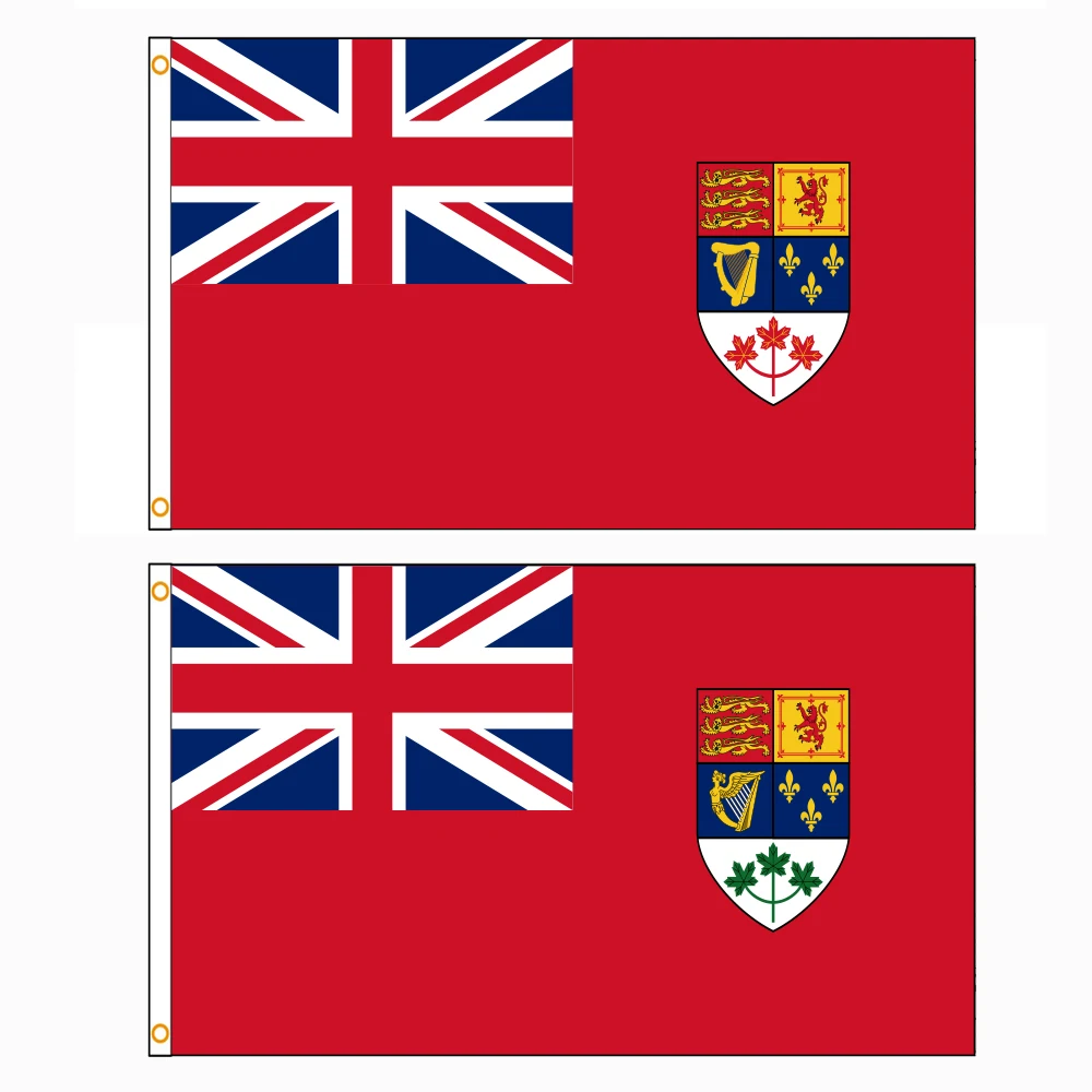 Bandera Red Ensign defaced con Royal Arms de Canadá