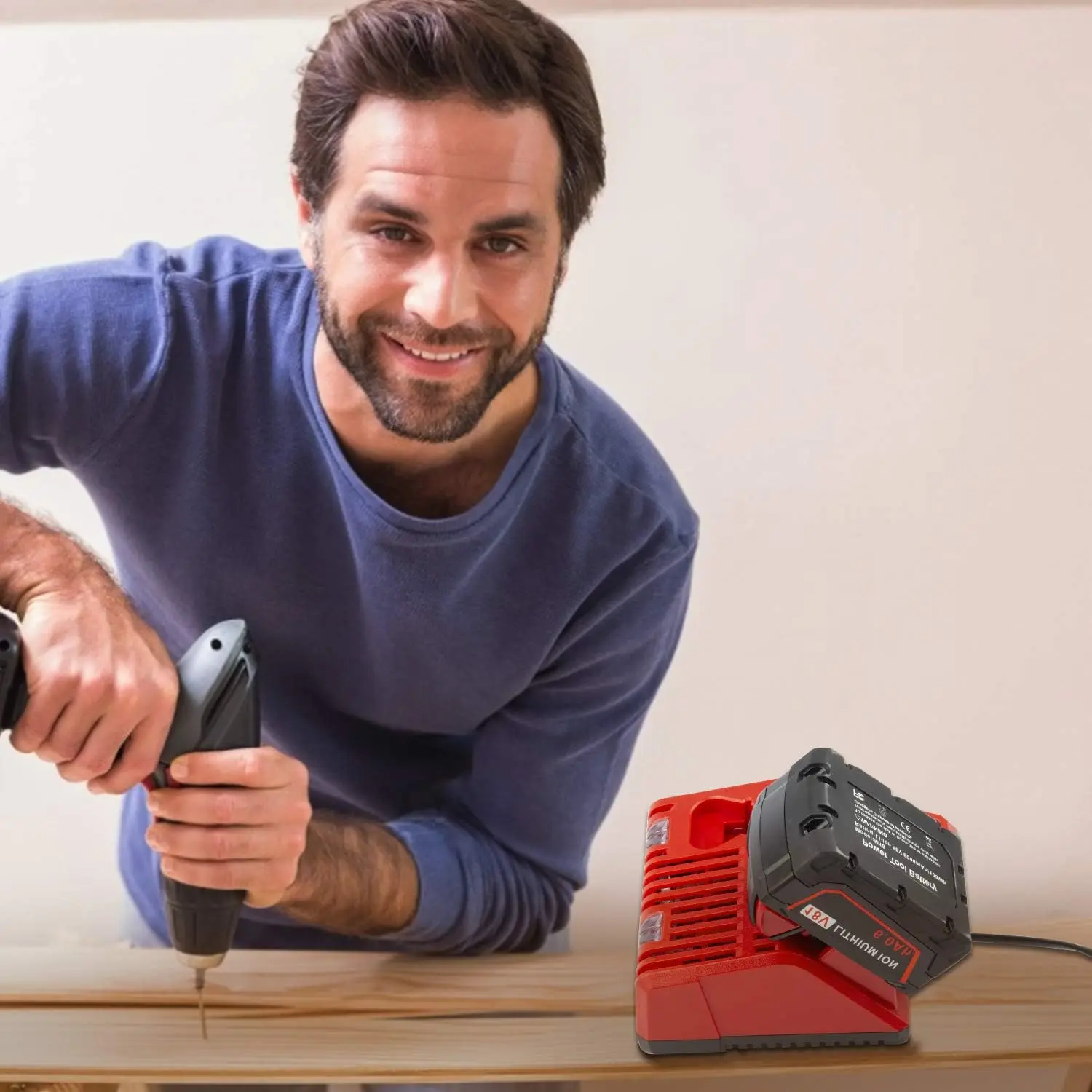 Cargador Milwaukee para baterías de litio M12 y M18 - imagen 3