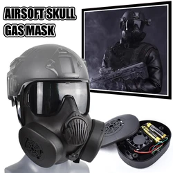 Mascarilla de gas M50 calavera con proteccion ocular militar - Airsoft