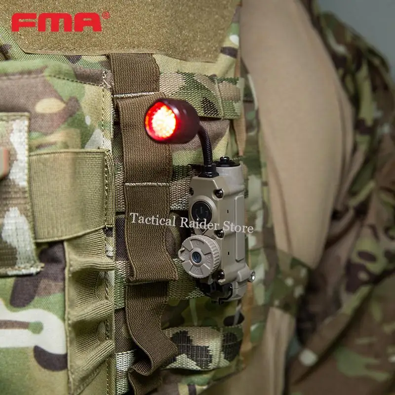 FMA Faro táctico IR tricolor con señal de destello - imagen 5