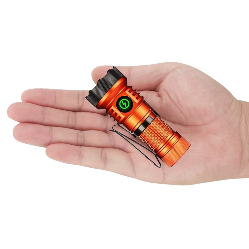 Mini linterna LED UV táctica recargable USB con imán - imagen 5