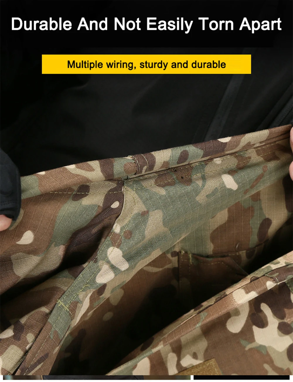 Pantalón táctico camuflado para exteriores