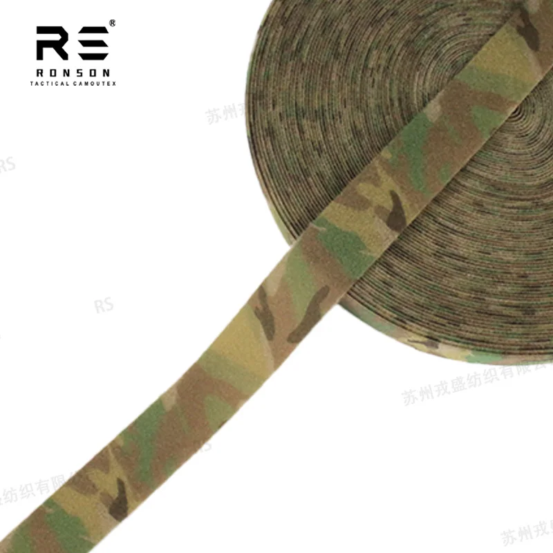 Cinta Camuflaje IR Reflectante MC Woodland Nylon Bucle Táctico MOLLE - imagen 3