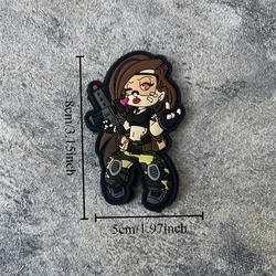 Parche táctico PVC hook para chaleco MOLLE – Anna Morale