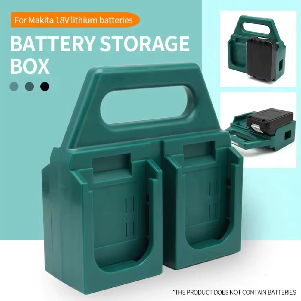 Estuche portabaterías Makita 18V y 14,4V – Soporte para 4-6 baterías - imagen 2