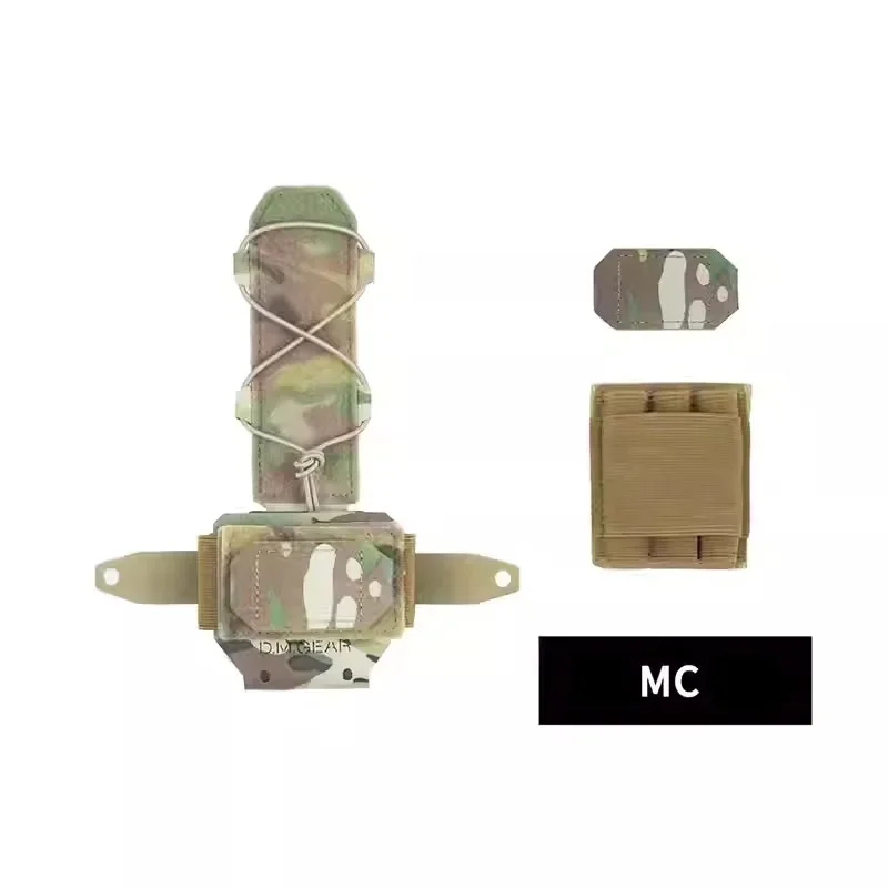 Funda táctica de batería NVG con Velcro para casco - imagen 5