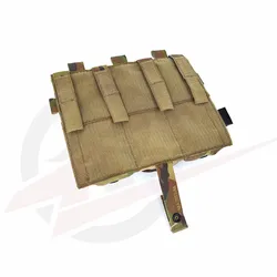 Porta cargadores triple M4 sistema MOLLE para chaleco JPC AVS