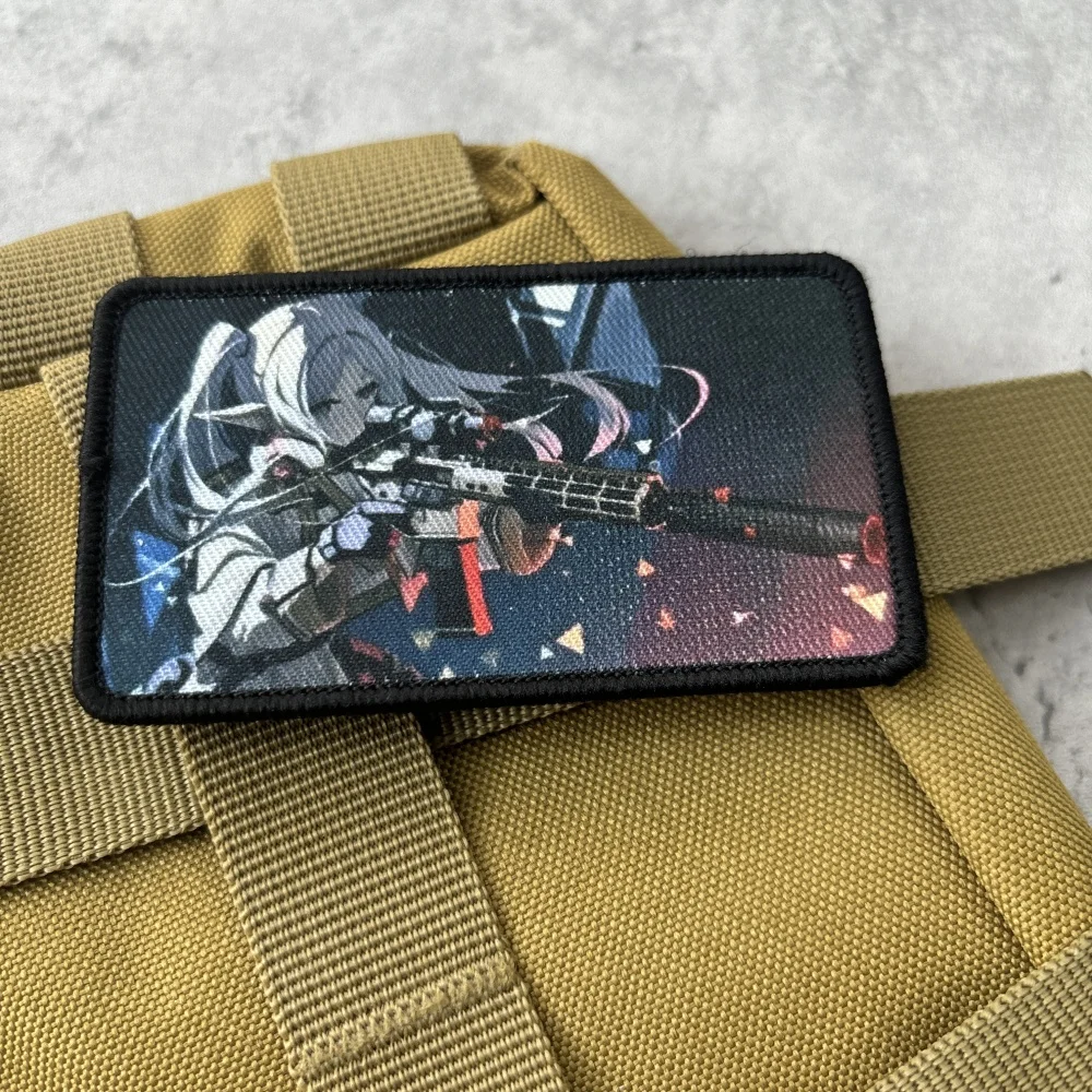 Parche táctico velcro con diseño anime – Para chaleco o mochila - imagen 3